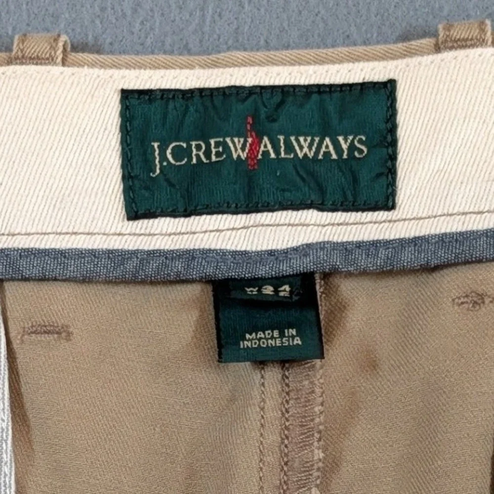 J.Crew Oarsman Chino Pants‎ Mens 34x32 484 Slim Fit Khaki Tan Twill Casual